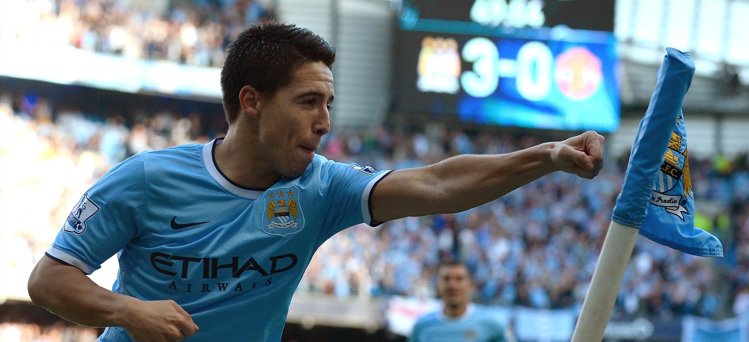 Manchester City goal celebration